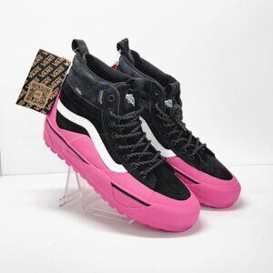 VANS UNISEX Sk8-Hi MTE -2 waterproof shoes suede black pink Size 9.5 women NEW
